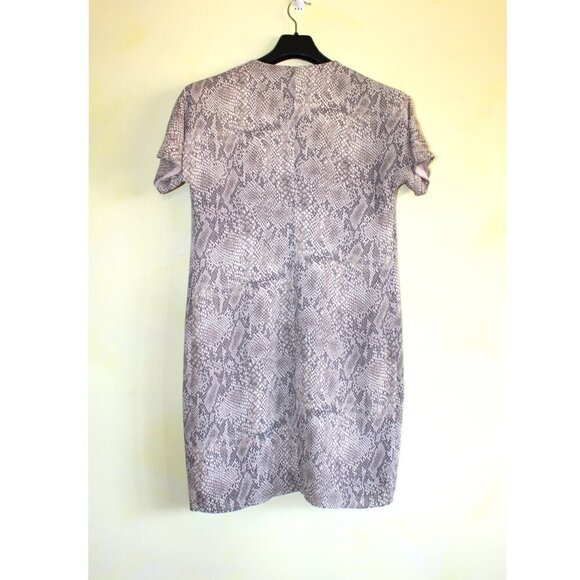 Aritzia Babaton Wallace Animal Print Wrap Mini Dress Size Small Short sleeve - Picture 4 of 12